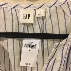 GAP Tops - NWT GAP white and blue long sleeve top GAP Tops - NWT GAP white and blue long sleeve top